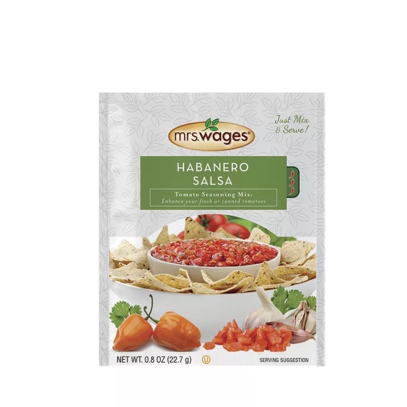 Mrs. Wages Habanero Salsa Tomato Seasoning Mix 0.8 oz. (0.8 Oz)