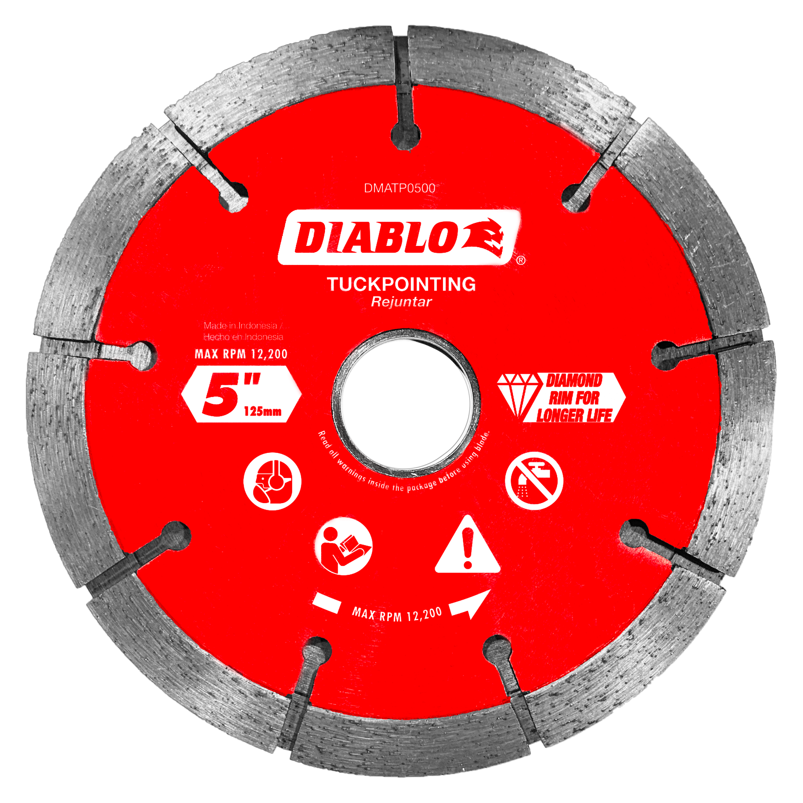 Diablo DMATP0500 5" Diamond Tuck Point Masonry Disc