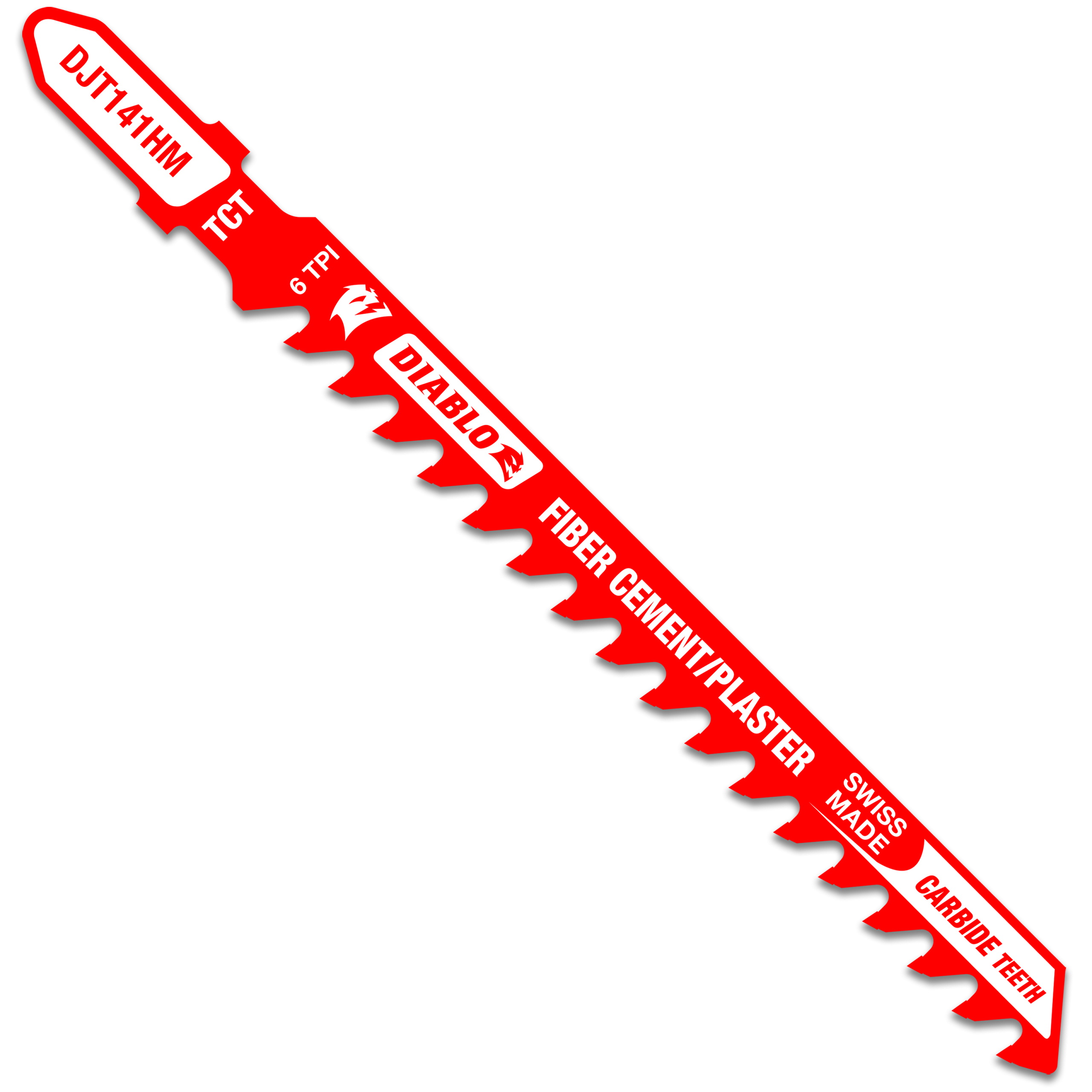 Diablo DJT141HM 4" 6TPI Carbide Jig Saw Blade for Fiber Cement & Plaster