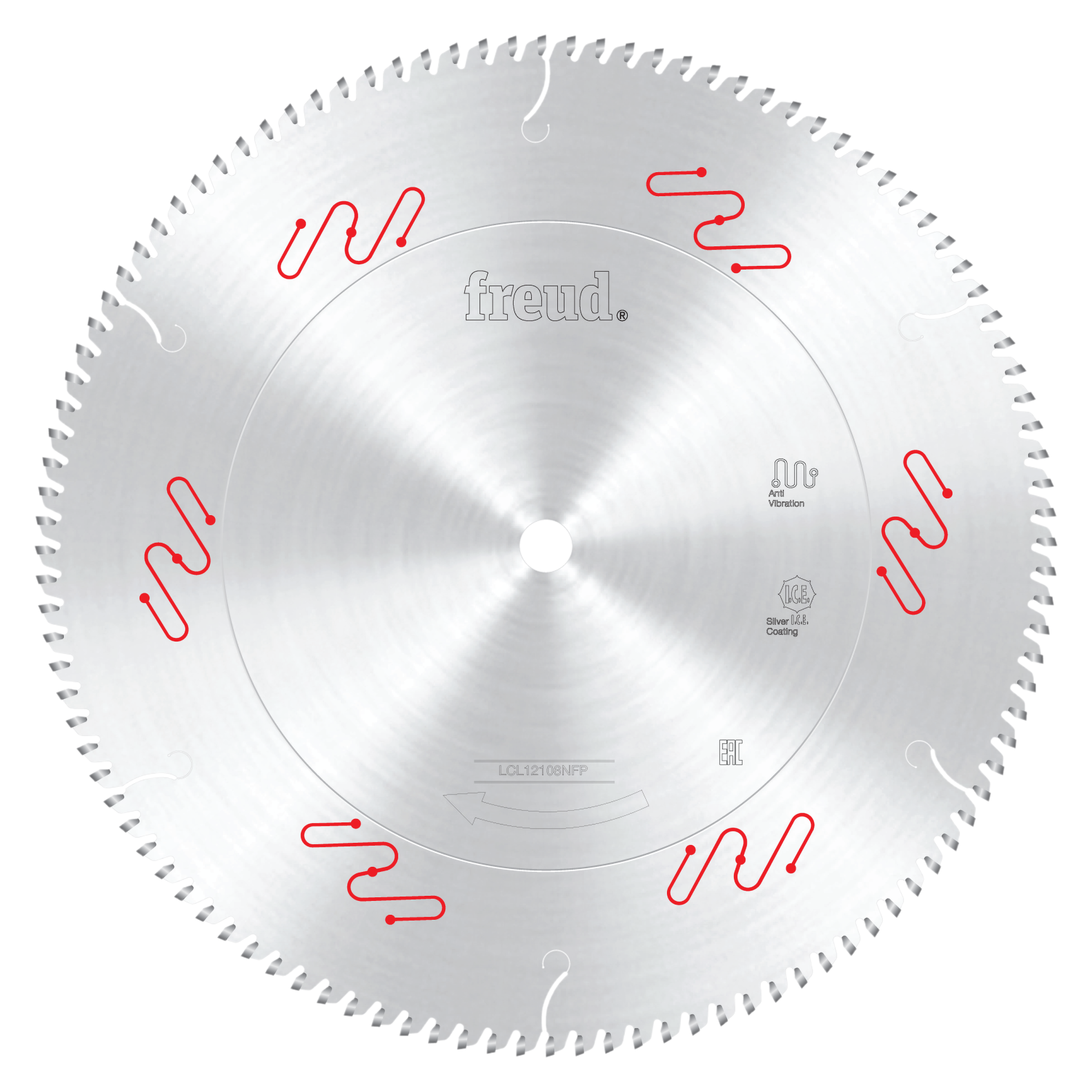 Freud LCL12108NFP 12" Carbide Tipped Saw Blade for Crosscutting