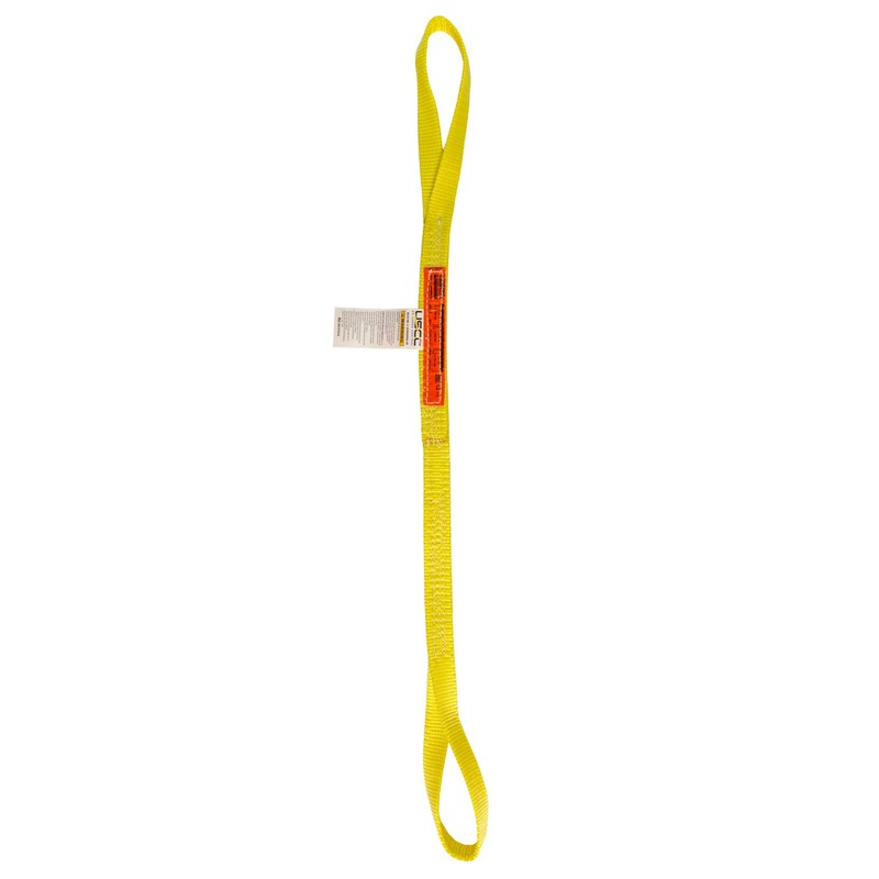 Nylon Lifting Sling - Twisted Eye & Eye - 1" x3' - 1-ply