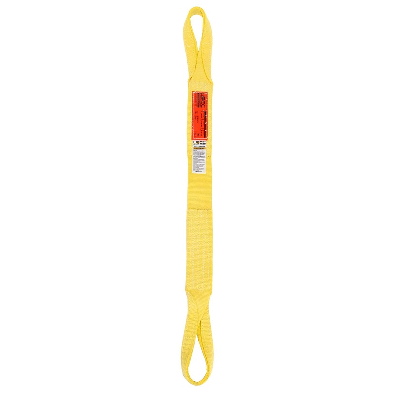 Nylon Lifting Sling - Twisted Eye & Eye - 3" x 6' - 3-ply