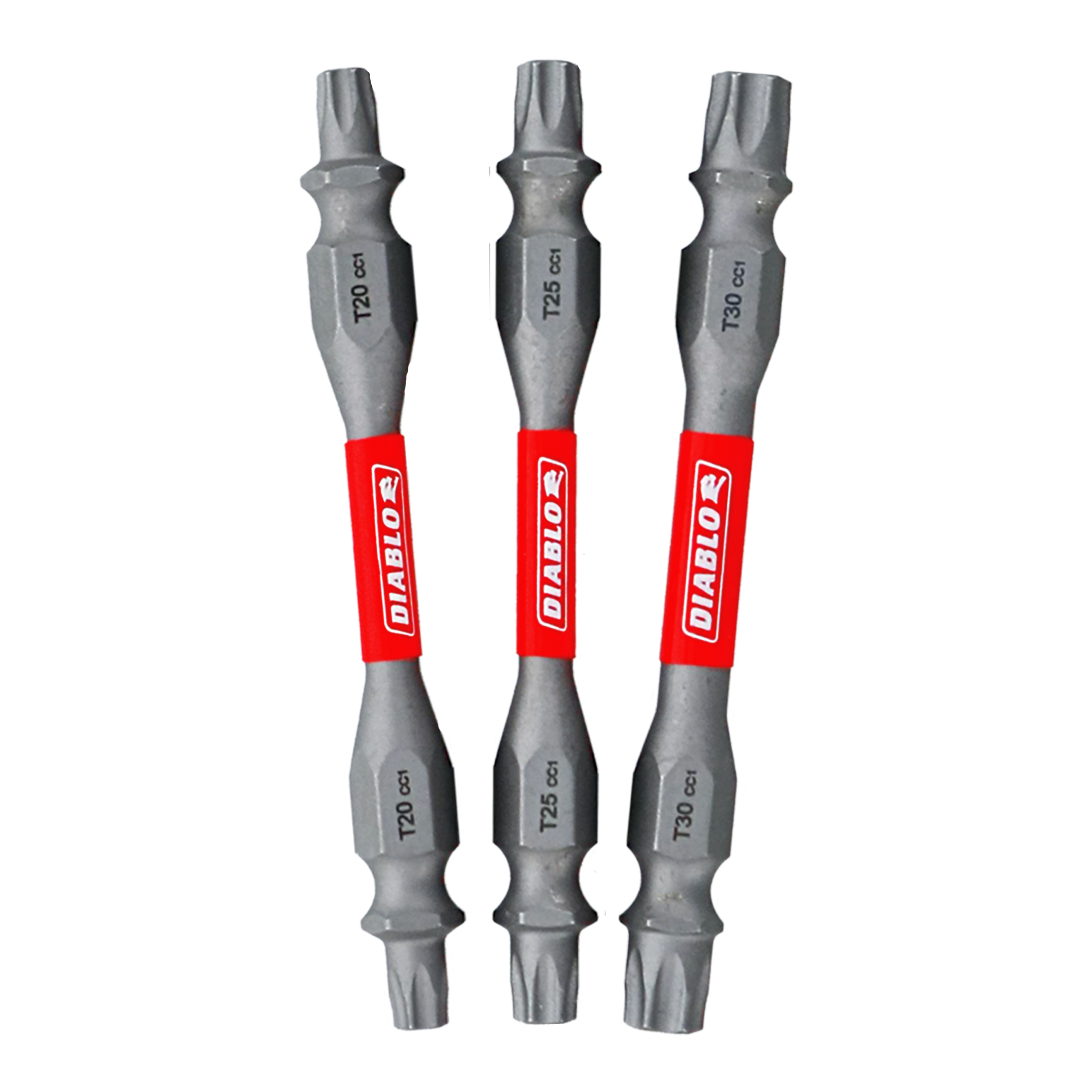 Diablo DDETV25-S3 2-1/2" Double-Ended Torx Drive Bits (3-Piece)