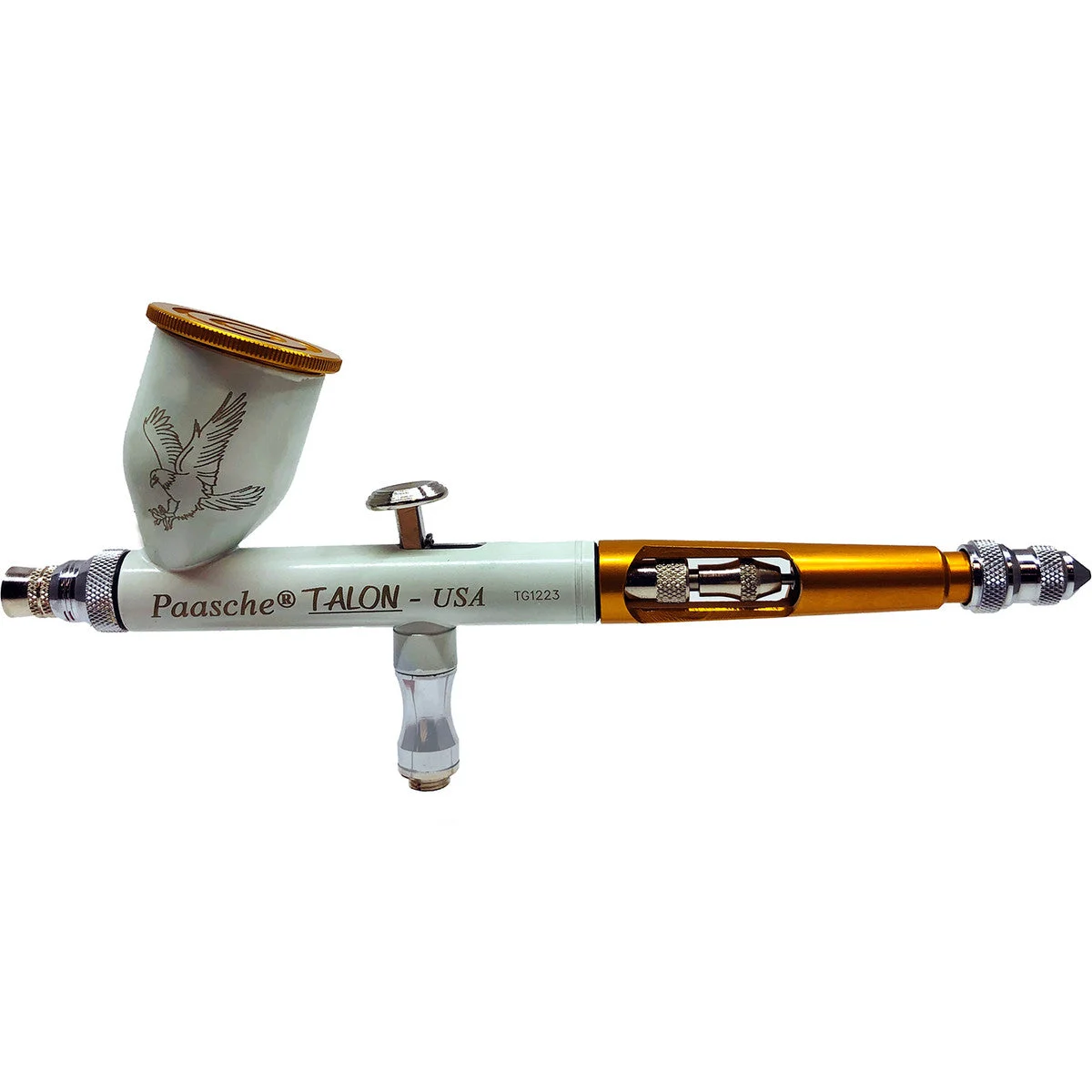 Paasche Talon Cerakote Coated – White-Gold – Airbrush Only (.38mm)