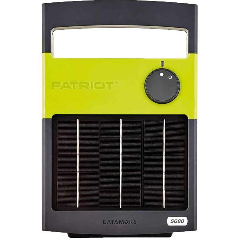 Patriot Electric Fencing SOLARGUARD 80 Fence Energizer 6V