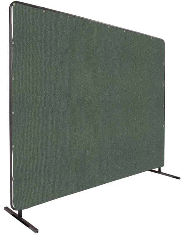 Black Stallion Welding Screen - Olive Canvas Duck
