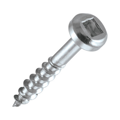 Trend Pocket Hole Screws for Softwoods, 1 Inch Long, Pack of 500, Coarse Self-Cutting Threaded Square Drive Screws, PH/7X25/500C