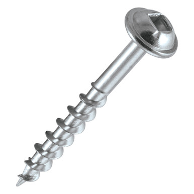 Trend Pocket Hole Screws for Softwoods, 1 1/2 Inch Long, Pack of 200, Coarse Self-Cutting Threaded Square Drive Screws, PH/8X37/200C