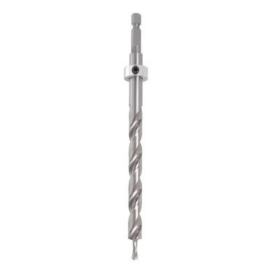 Trend HSS Pocket Hole Jig Drill Bit with Quick Release Short Shank & Depth Setting Collar, 3/8 Inch, Drill Bit for Hardwoods & Softwoods, PH/DRILL/95QS