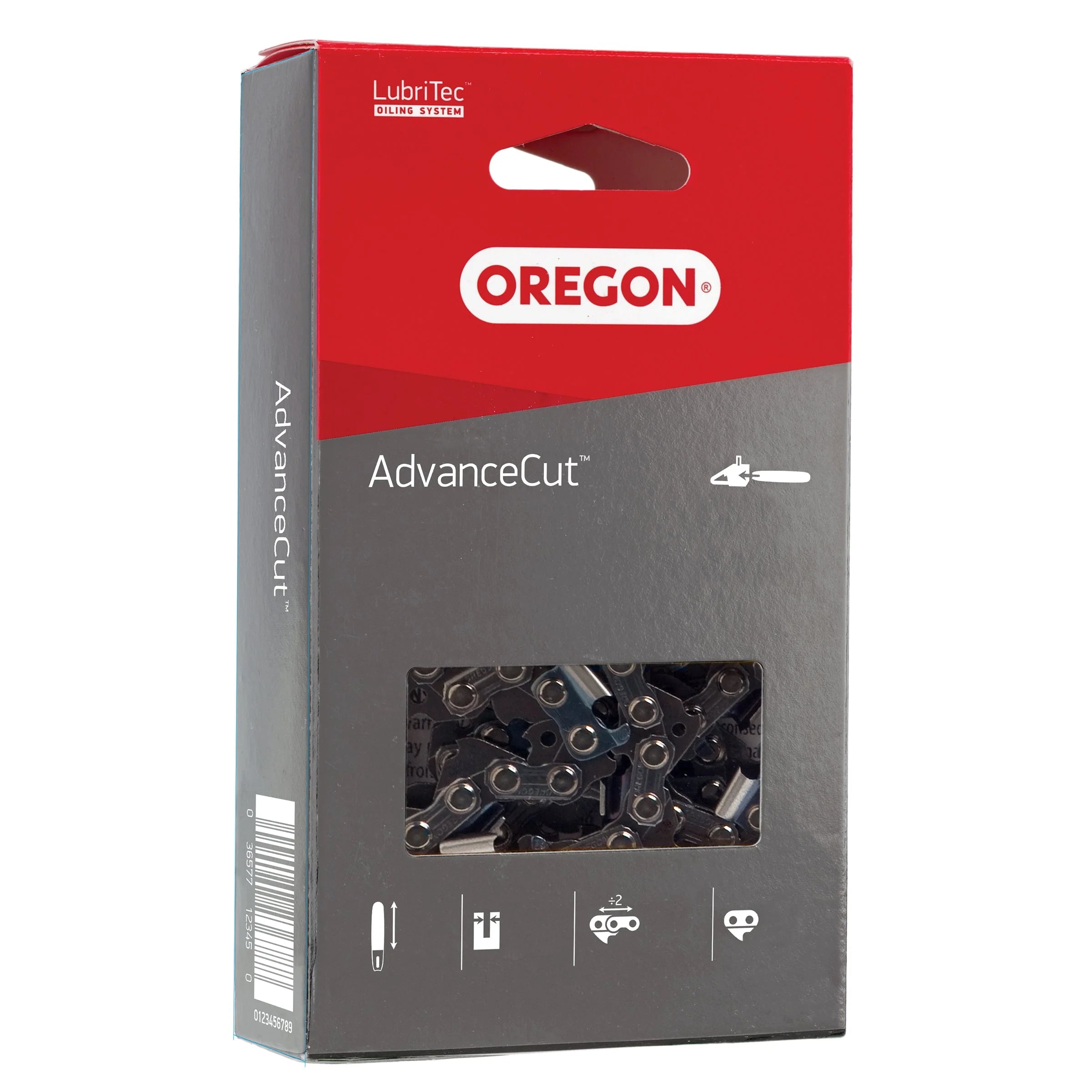 Oregon VersaCut 16" Semi-Chisel Chainsaw Chain – 3/8" Low Profile, .050" Gauge, 57 Drive Links for Echo Chainsaw