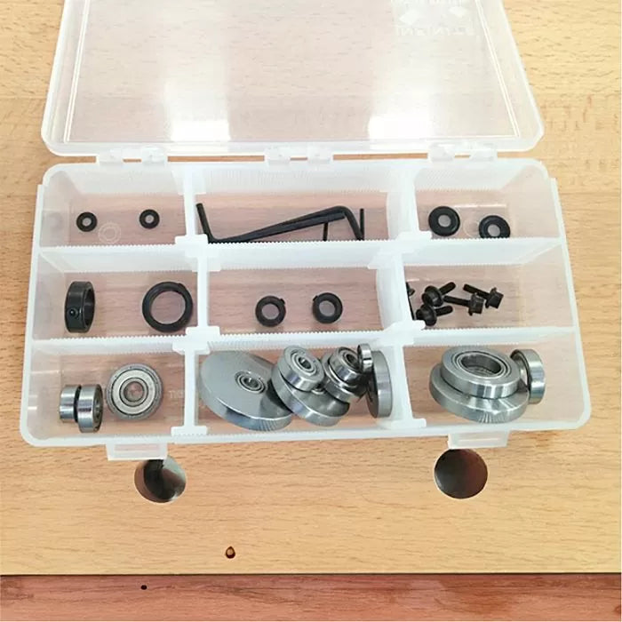 Infinity Tools 33-Pc. Router Bit Bearing Emergency Kit