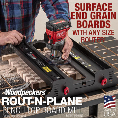 Woodpeckers BTBM Rout-N-Plane Bench Top Board Mill