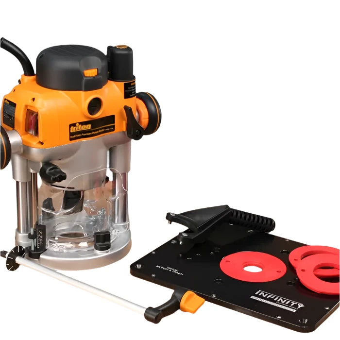Infinity Tools Router Insert Plate w/ Triton TRA001 3-1/4 HP Router