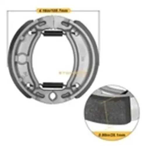 Yamaha OEM Brake Shoe Kit TW200 TTR125 XT225 Grizzly Raptor 80