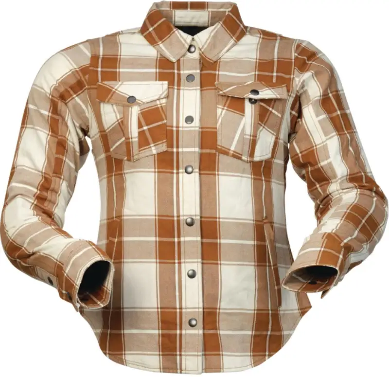 Z1R Women’s Ashwood Flannel – Brown – Large