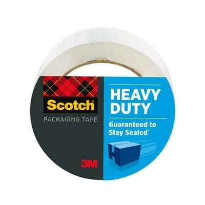 Scotch Heavy Duty Shipping Packaging Tape 3850-12CC, 1.88 in x 54.6 yd (48 mm x 50 m)