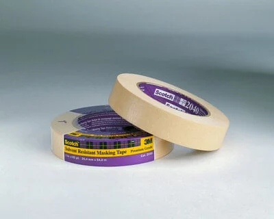 Scotch Solvent Resistant Masking Tape 2040-24A-BK, 24 mm x 55 m