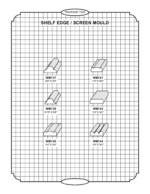 Shelf Edge & Screen Molding Knife