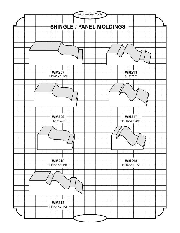 Shingle & Panel Molding Knife