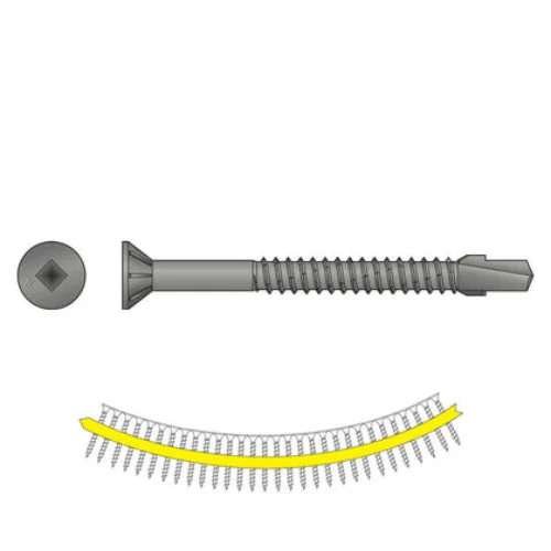 Simpson #14 x 1-3/4″ Collated TB WOOD-TO-STEEL Screw N2000 1000Pk