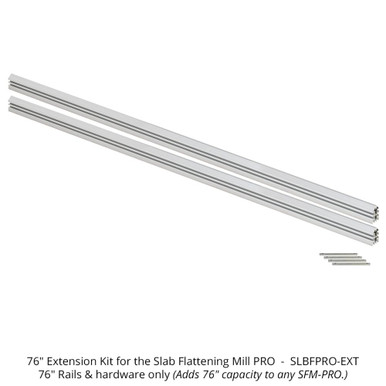 Woodpeckers SLBFPRO-EXT 76 Inch Extension Kit for Slab Flattening Mill Pro