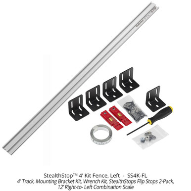 Woodpeckers SS4K-FL StealthStop 4 Foot Kit - Fence, Left