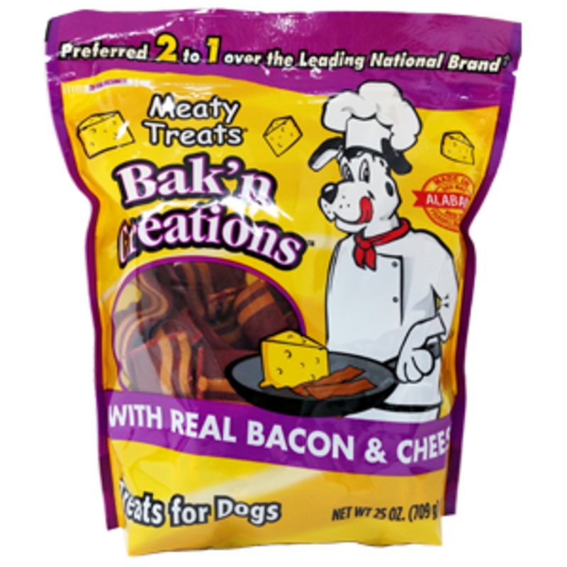 Sunshine Meaty Treats Bak'n Creations Bacon & Cheese Dog Treats