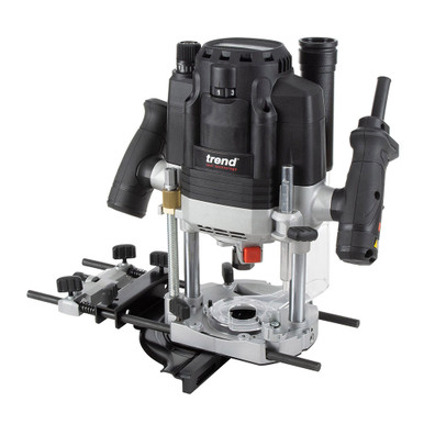 Trend 3-1/4 HP Dual-Mode Plunge Router, 1/2 Inch Collet, 15 Amp, 120V, Variable Speed, Router Table Compatible, U*T8EK