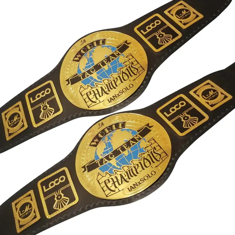 Custom Tag Team Championship Belts