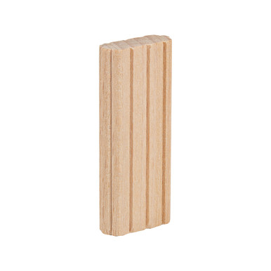 Trend 100pcs Beechwood Loose Tenons, 1/4 Inch x 1 9/16 Inches (6 x 40mm), for Woodworking, Joinery, and Furniture Framing, Compatible with Festool Domino Machine, TEN/6X40/100