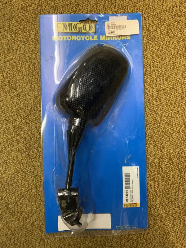 ZX1000C Ninja ZX-10R 2004-2005 Emgo Replacement Mirror Left 20-43014