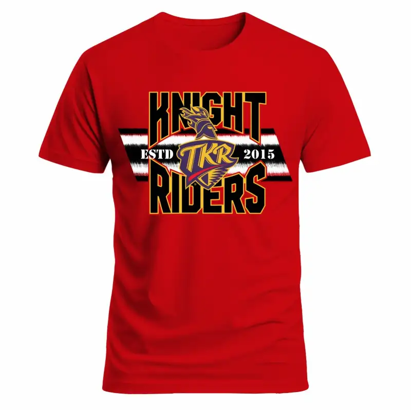 2025 Official Trinbago Knight Riders T-Shirt By TKR– Short Sleeve