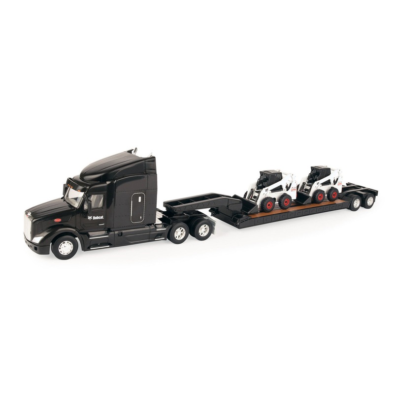 Tomy 1:32 Peterbilt 579 with Skid Steers