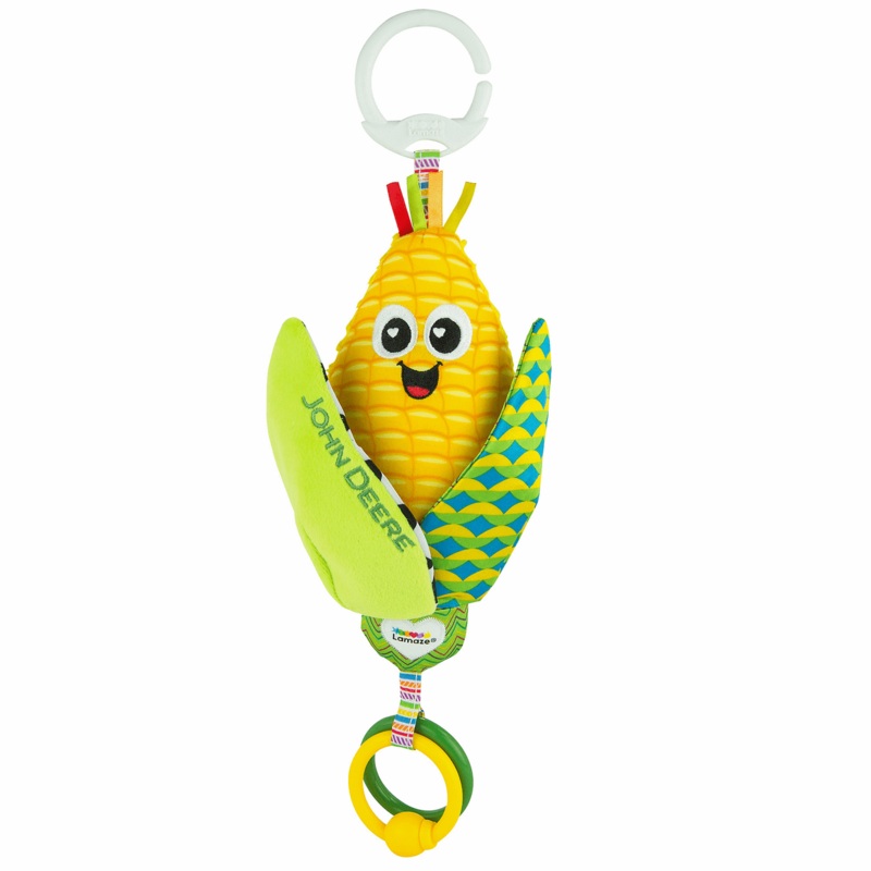 Tomy John Deere Clip & Go - Corn E. Cobb Baby Toy