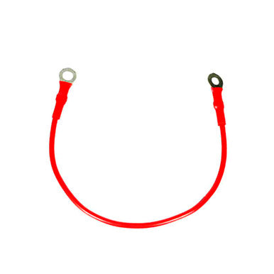 Toro OEM 121-0711 Red/Positive Battery Cable (8 Gauge Wire - 5/16" Eyelet/Bolt Whole - 1/4" Eyelet/Bolt Whole) Fits Select Late Timecutter Models - Current Timecutter MAX Models - Current Titan and Titan MAX Models (I-Beam Framing).