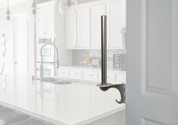 Hinge Hanger Behind The Door Storage - Traditional - Multiple Finishes Available - Includes Mounting Bracket