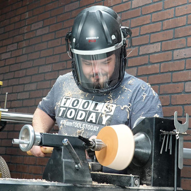 Trend Airshield Pro Full Faceshield, Dust Protector, Battery Powered Air Circulating Mask for Woodworking, AIR/PRO