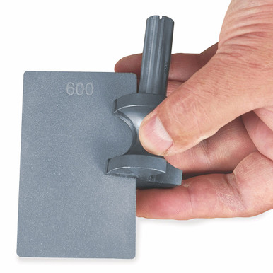 Trend 3-Inch Double-Sided Diamond Sharpening Stone, 300 & 600 Grit, Credit Card Sized Honing Stone with Storage Wallet, DWS/CC/FC