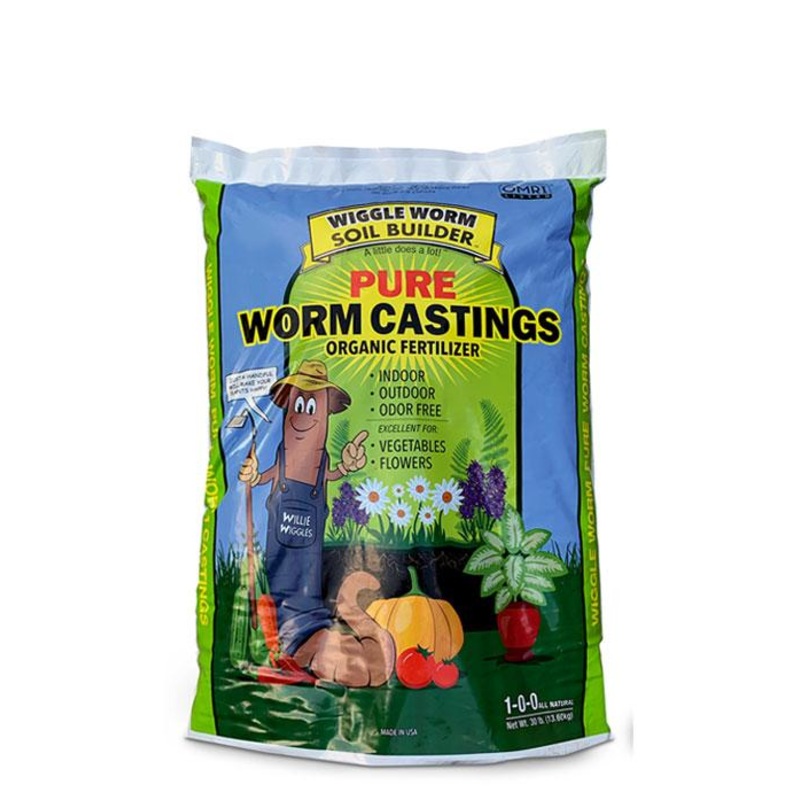 UNCO Wiggle Worm Soil Builder Pure Worm Castings Organic Fertilizer