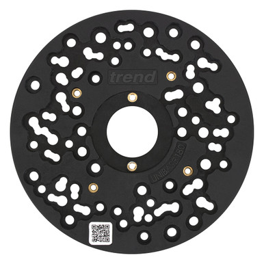 Trend Universal Plunge Router Sub-Base, 7 Inch (180mm) Diameter, UNIBASE/180
