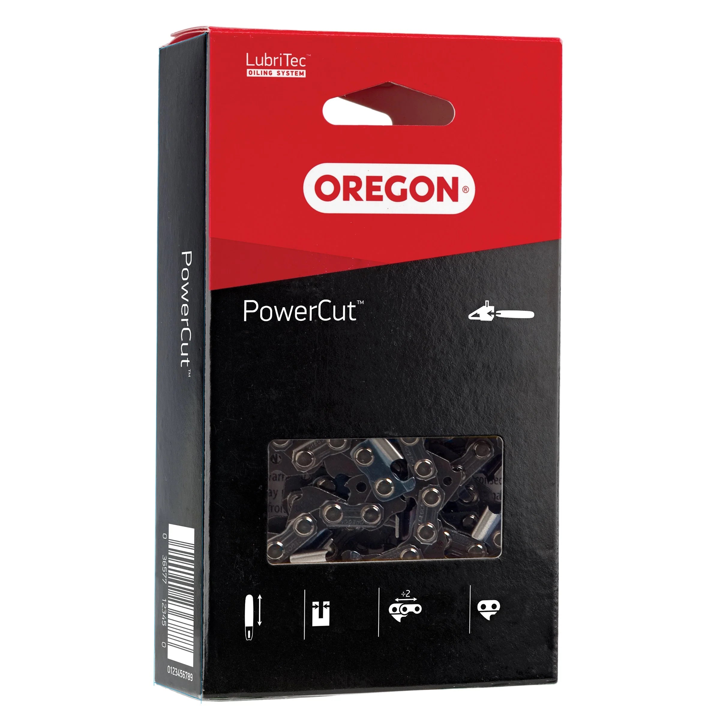 Oregon 20" Professional Full Chisel Chainsaw Chain – 3/8" Pitch, .058" Gauge, 72 Drive Links