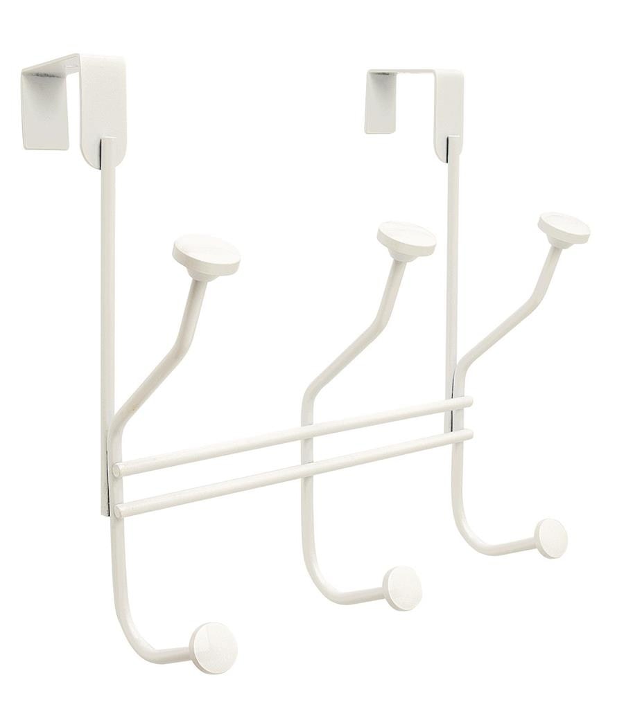 Decorative Hooks 3 Hook Over-the-Door Hook Rack H55548