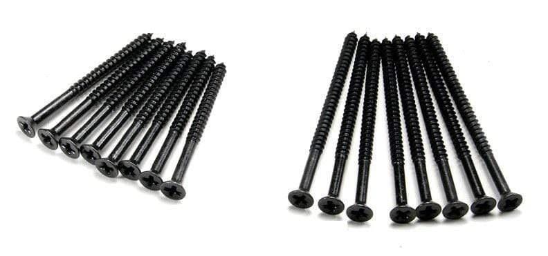 Door Hinge Wood Screws - Oil Rubbed Bronze - #9 X 2.25'' Size Or #9 X 3" - Extra Long