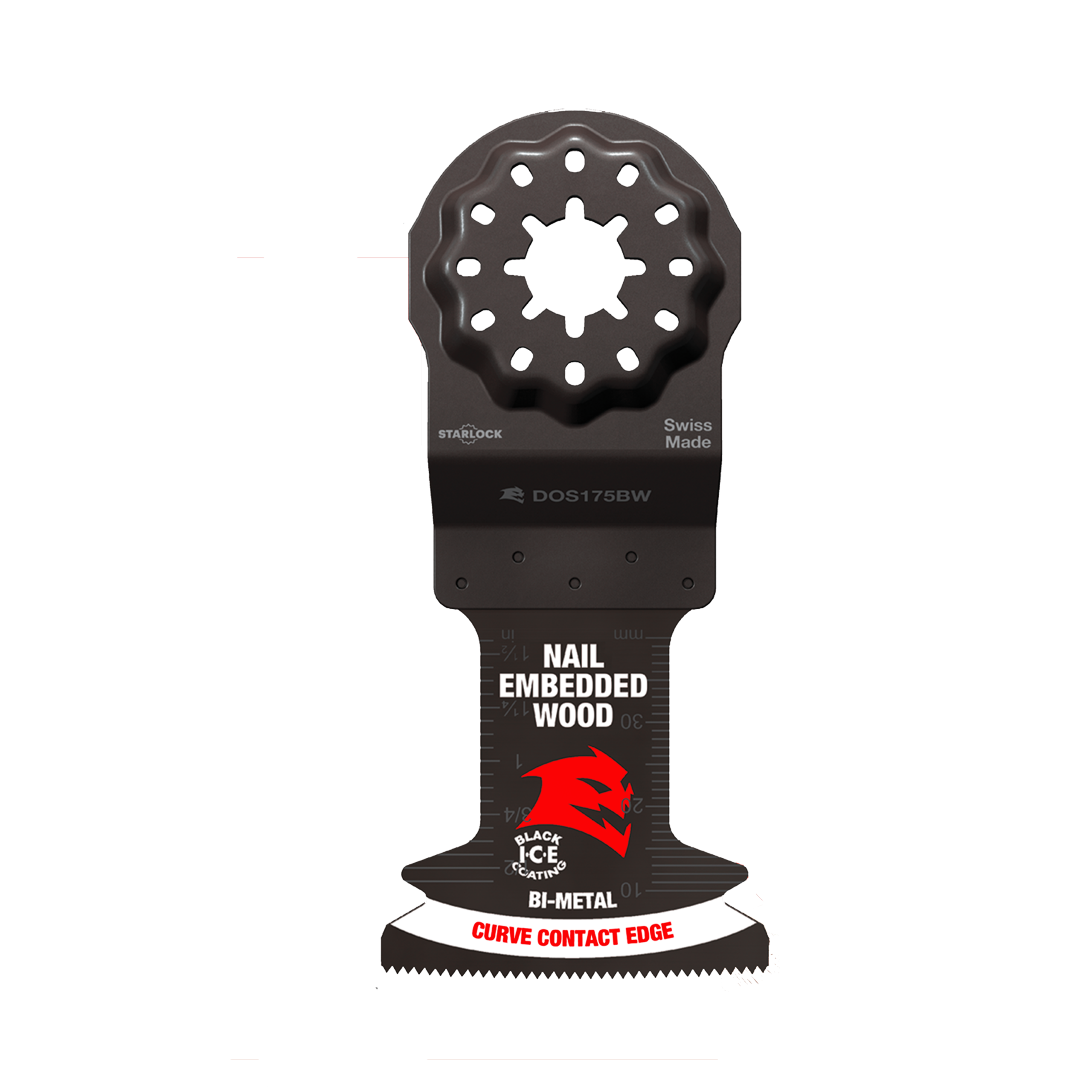 Diablo DOS175BW 1-3/4" Diablo Demo Demon™ Starlock Bi-Metal Oscillating Blade for Nail-Embedded Wood