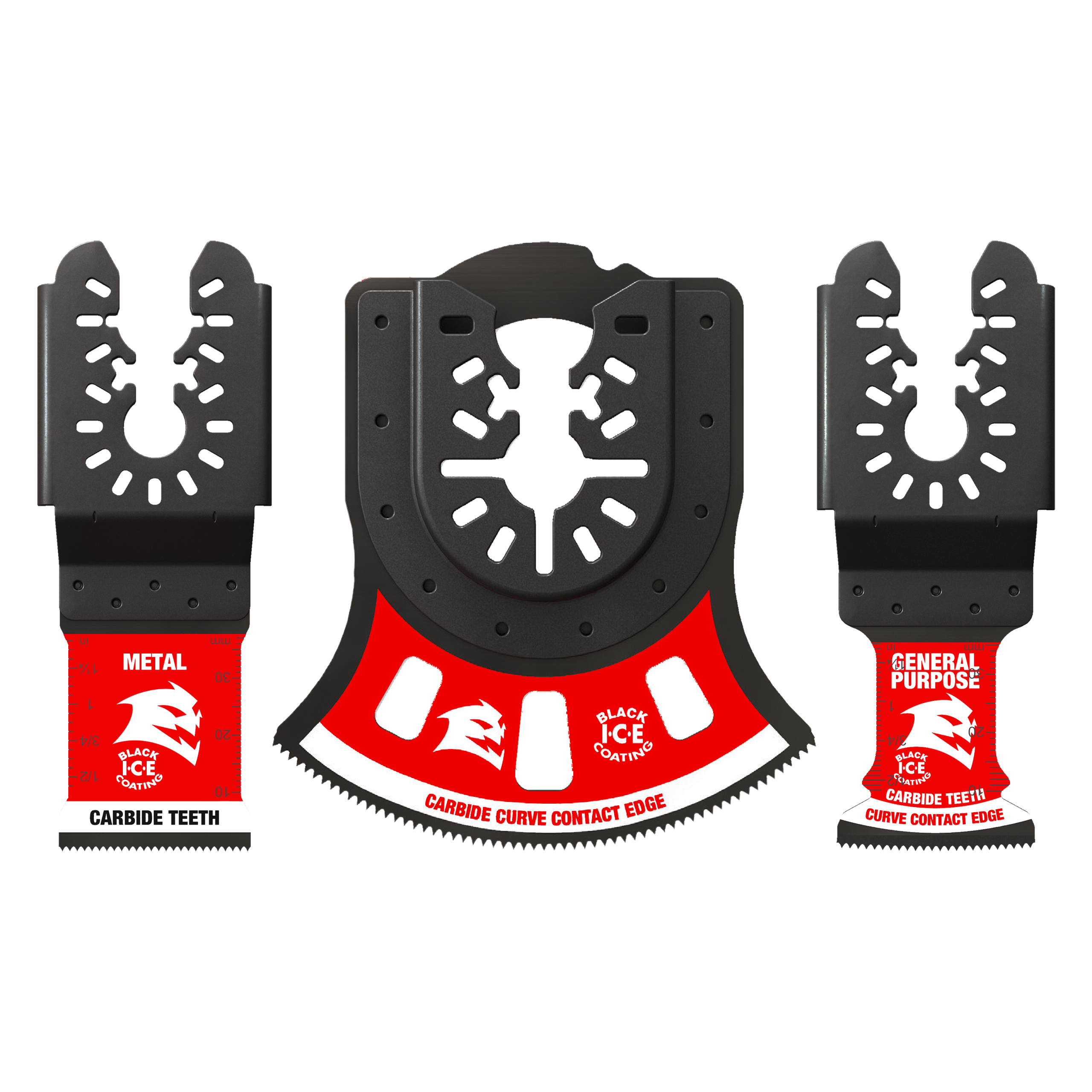 Diablo DOU3CS 3 pc Universal Fit Carbide Oscillating Blade Set (3-Piece)